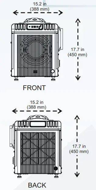 base aire AirWerx 90X Dehumidifier - Application