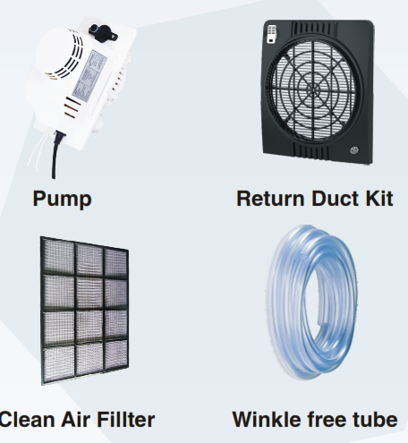 base aire AirWerx 90X Dehumidifier - Features