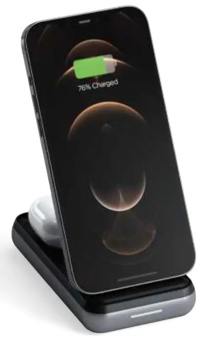 SATECHI US8036 Duo Wireless Charger Power Stand -