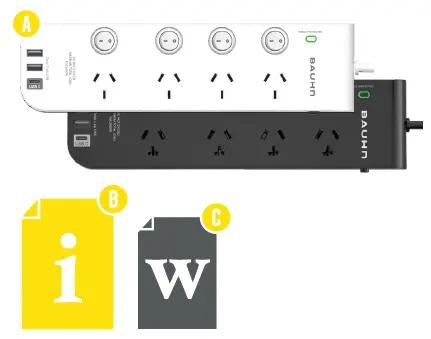 BAUHN-ASPP4-0722-B-4-Way-Surge-Powerboard-fig-1