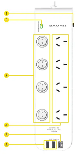 BAUHN-ASPP4-0722-B-4-Way-Surge-Powerboard-fig-2