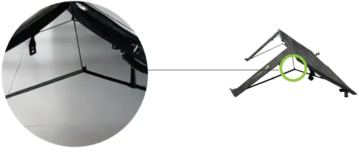 trickle star TS601P-2 100 W Portable Solar Pane D