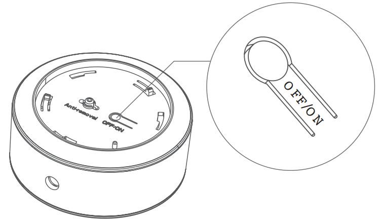 TESLA TE0045 Smart Sensor Siren - Power on the product