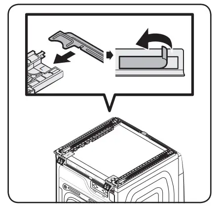 SAMSUNG SKK 9MCV Bespoke 27 in. Front Load Washer and Dryer - STEP 6