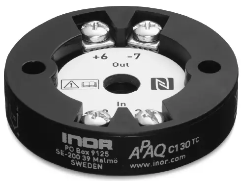 INOR-C130-Programmable 2-wire-Transmitter-for-Thermocouple-