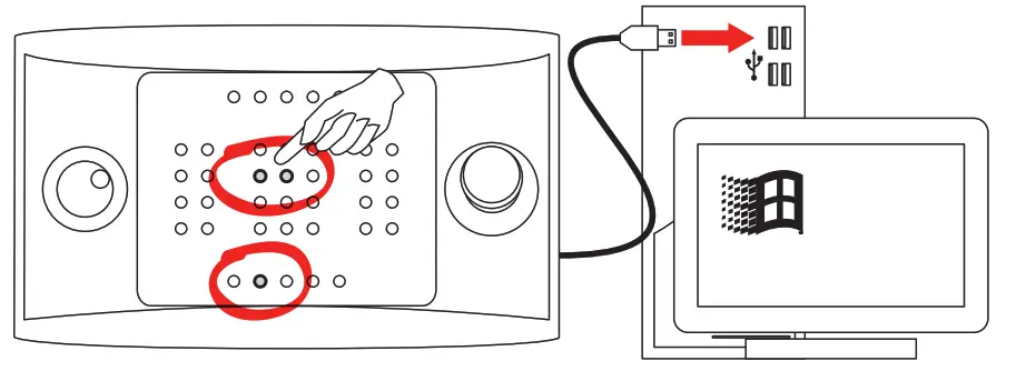 VIDEOTEC DCZ Universal Keyboard for PC Software Applications - fig