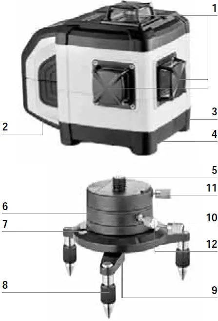 Laserliner PrecisionPlane-Laser 3D Pro Cross Line Laser 03