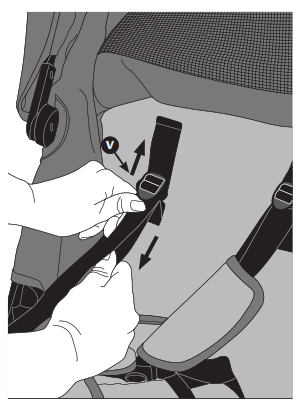 evenflo Victory Plus Compact Fold Jogging Stroller - Depress1