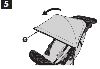 evenflo Victory Plus Compact Fold Jogging Stroller - hoop 1