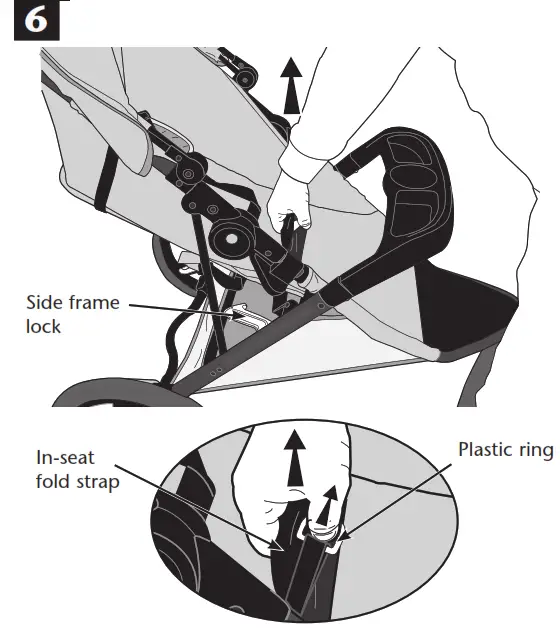 evenflo Victory Plus Compact Fold Jogging Stroller - unfolding1