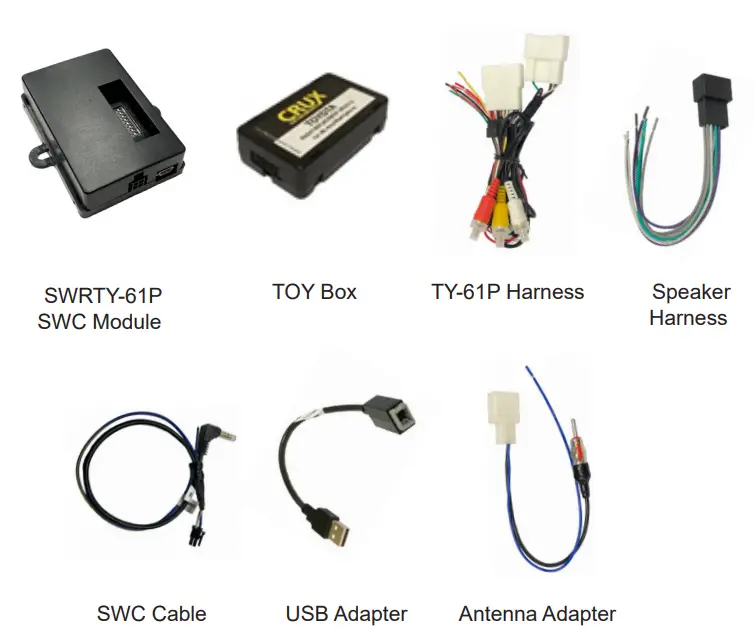 CRUX SWRTY-61P Interface for Select Toyota Models with JBL - PARTS INCLUDED