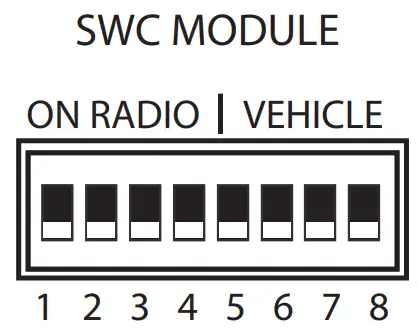 CRUX SWRTY-61P Interface for Select Toyota Models with JBL - SWITCH SETTINGS