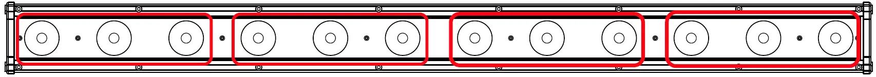 CHAUVET DJ COLORband Q4 IP RGBA LED Bar 06