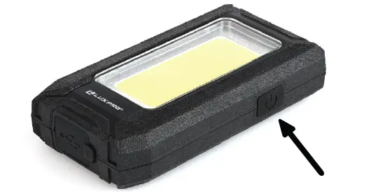 LUXPRO LP385 Rechargeable Palm Light w Powerbank 1