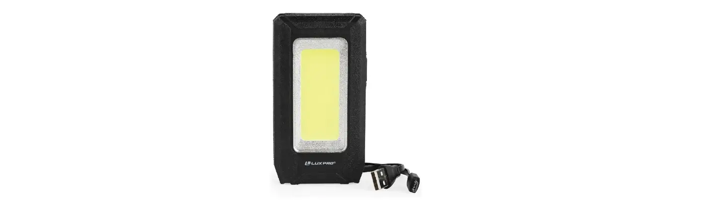 Luxpro Lp385 Rechargeable Palm Light W/ Powerbank User Manual