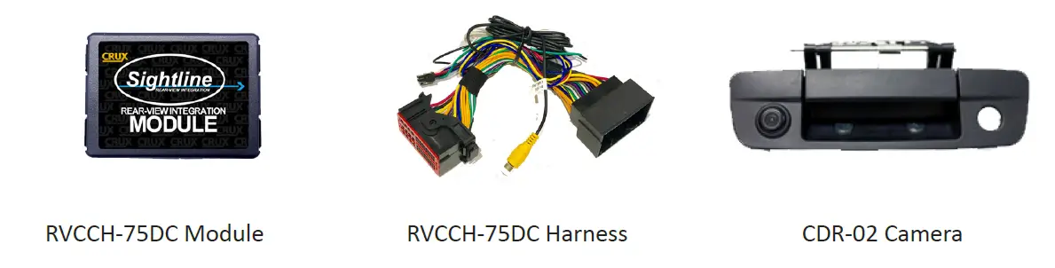 CRUX RVCCH-75DC Backup Camera System 1
