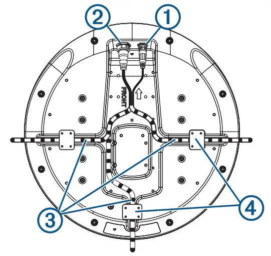 GARMIN GMR 18 XHD Radome Including 15 cm Cable - Mounting Considerations 3