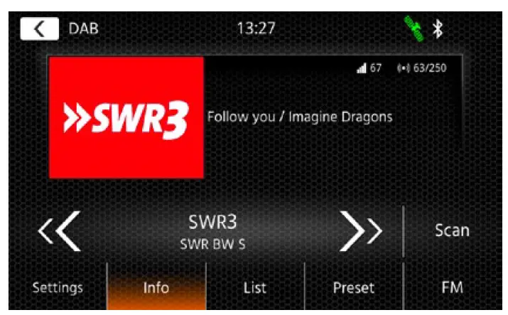 XZENT X-127 1-DIN Infotainer 7