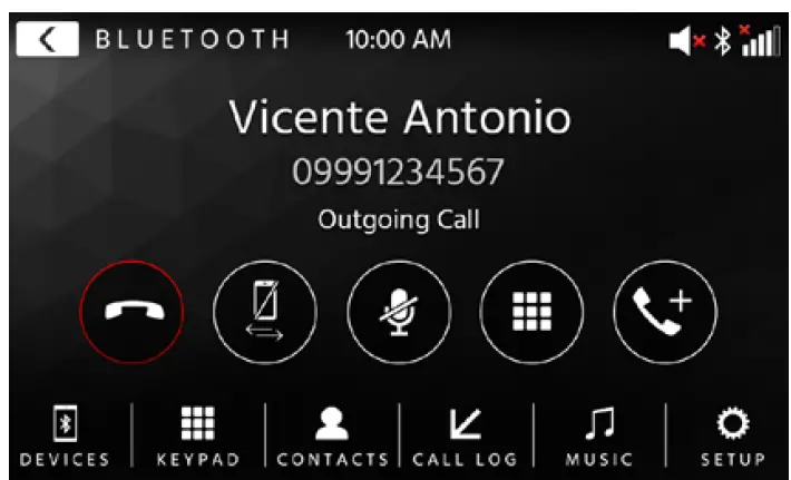 XZENT X-127 1-DIN Infotainer 9