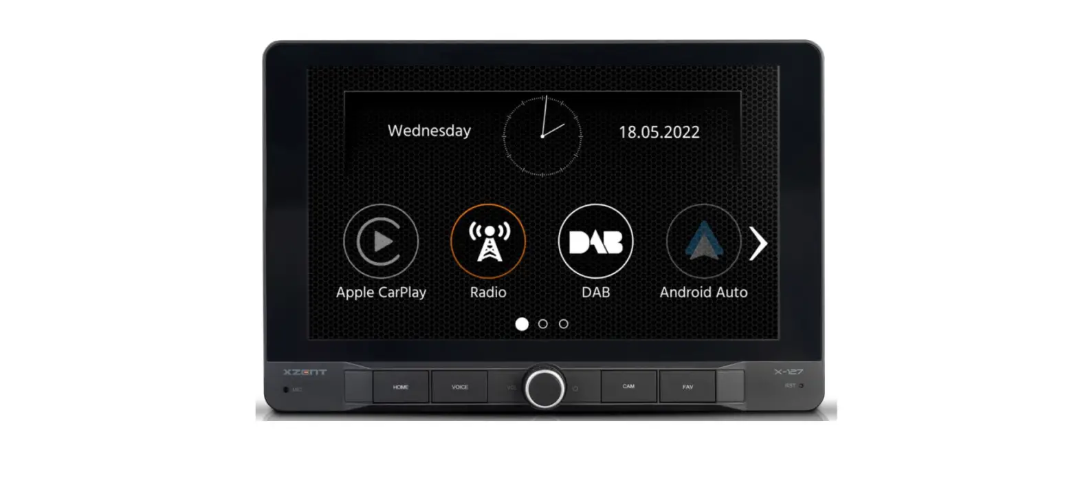 Xzent X-127 1-din Infotainer Instructions