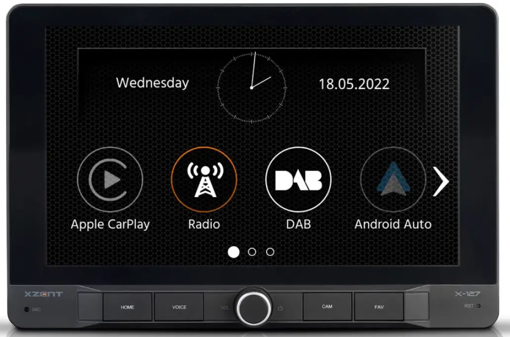 XZENT X-127 1-DIN Infotainer
