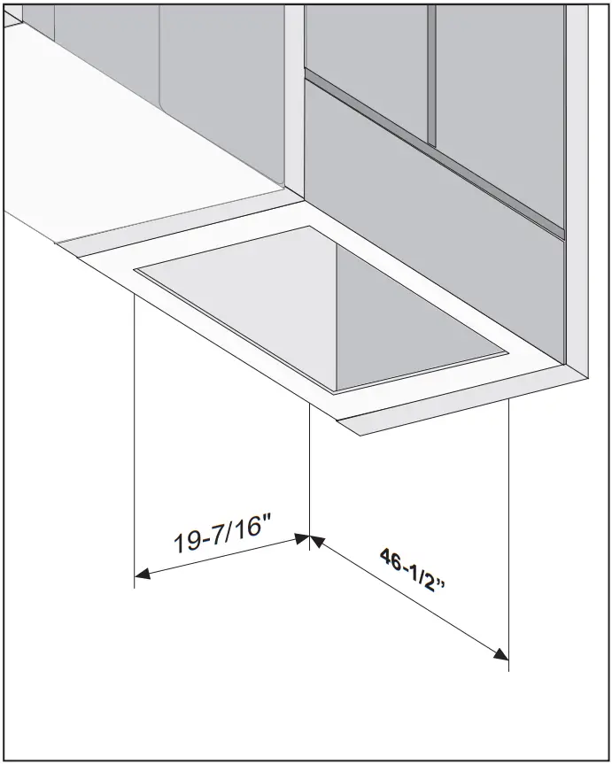 XOIL4819KSE 48 Inch Cabinet Insert Hood - Fig 4