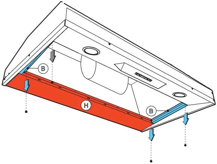XOIL4819KSE 48 Inch Cabinet Insert Hood - Fig 5
