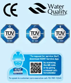 KENT UV Water Purifier with a Built - 14