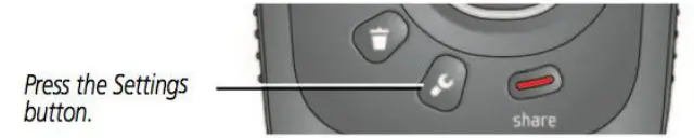 KODAK Zx5 PLAYSPORT Video Camera - button