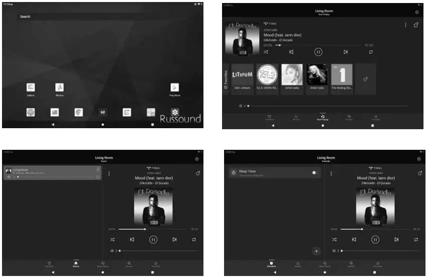 Russound XTS7 Wall-Mounted Touchscreen-fig4
