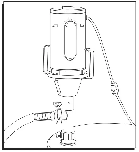 ULINE H-6501 High-Viscosity Electric Drum Pump -