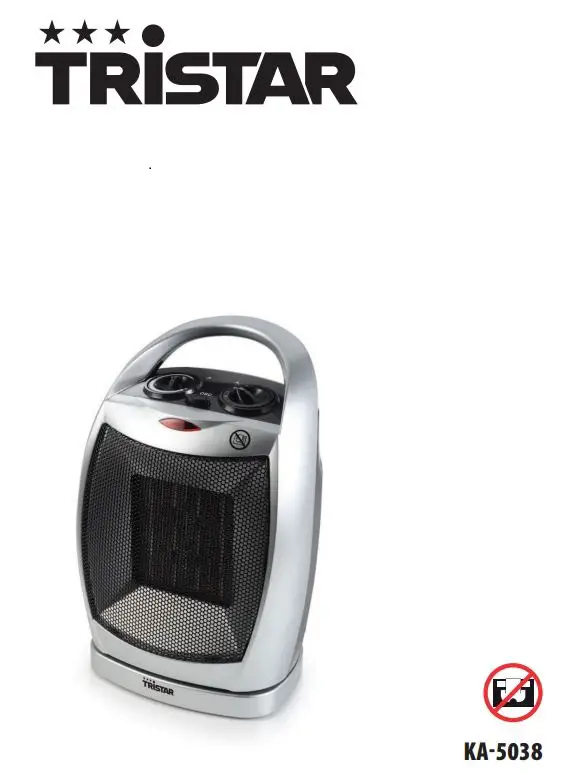 TRiSTAR KA-5038 Heater Instruction Manual