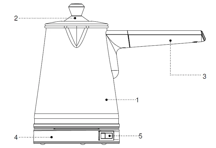 BRAYER BR1140 Coffee Maker 1