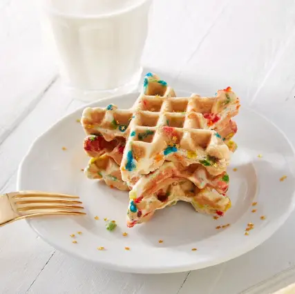 confetti waffles