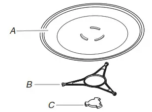 Whirlpool WMH54521JZ Over the Range Microwave in Fingerprint - Turntable