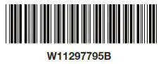 Whirlpool WMH54521JZ Over the Range Microwave in Fingerprint - barcode