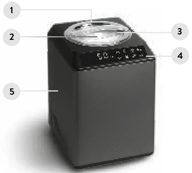 springlane Erika 2 In 1 Ice Cream Maker and Yogurt Maker - Product description