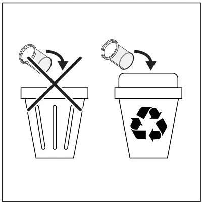 Electrolux E9WHMIC1 Plastic Micro Filter for Washing Machine - Put the waste