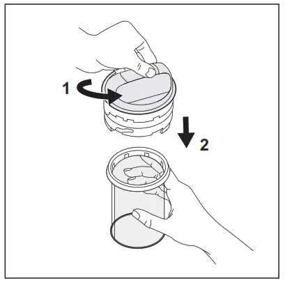Electrolux E9WHMIC1 Plastic Micro Filter for Washing Machine - cartridge