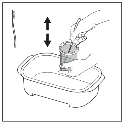 Electrolux E9WHMIC1 Plastic Micro Filter for Washing Machine - container,