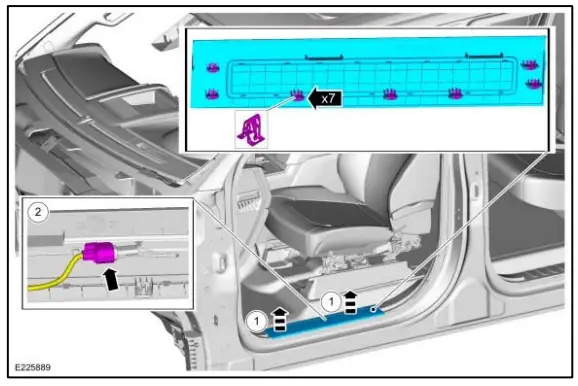 Lower B-Pillar Trim Panel