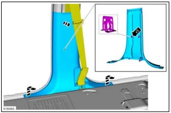 Lower B-Pillar Trim Panel