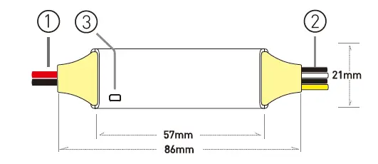Rayrun-P20-Tunable-White-LED-Controller-FIG-1