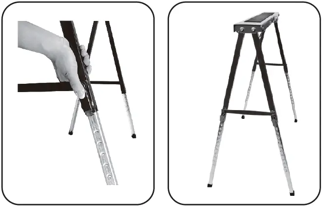 TOOLCRAFT-2575398-Folding-Trestle-fig-2