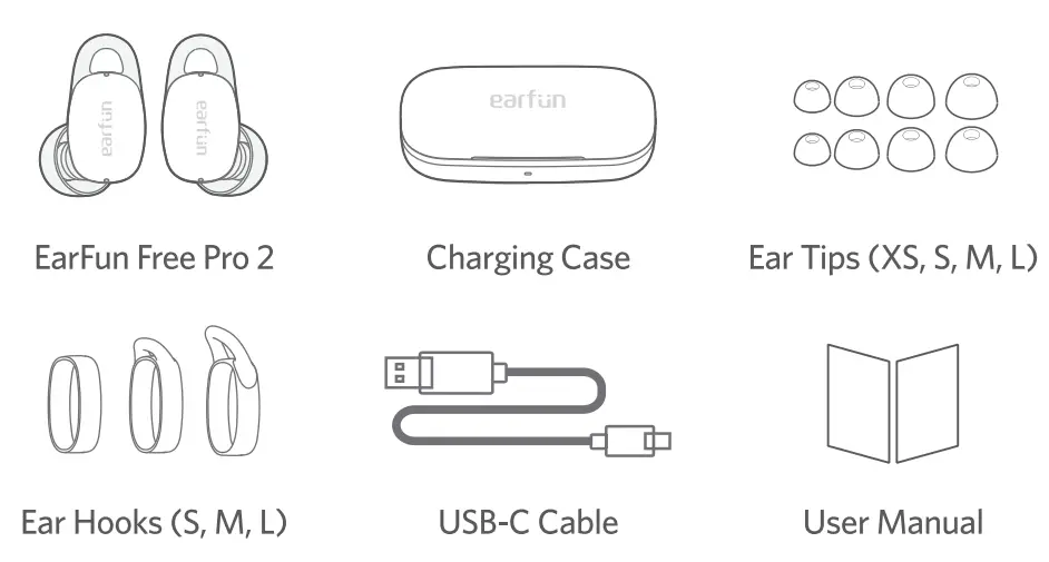 earfun Free Pro 2 ANC Wireless Earbuds-fig1