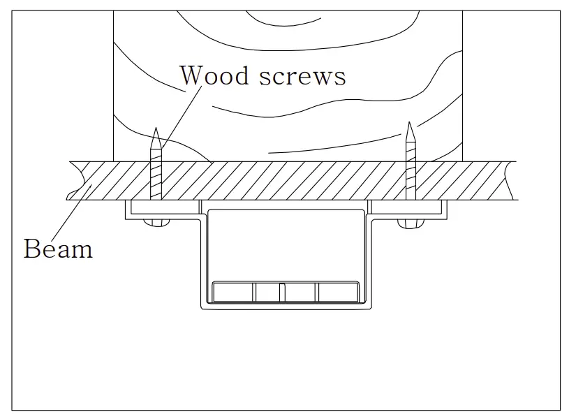 Installation of bracket