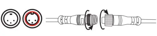 FIG 6 Connecting the LED strips to the Smart Hub