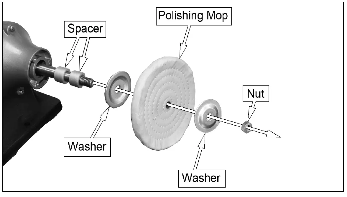 Clarke CBB250 250MM Buffer-Polisher 5