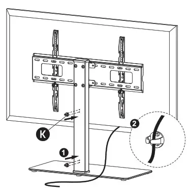 THOR 28012T Universal Swivel Tabletop TV Stand - compatibility 7