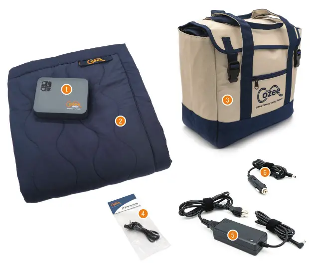 COZEE Battery Power Heating Blanket